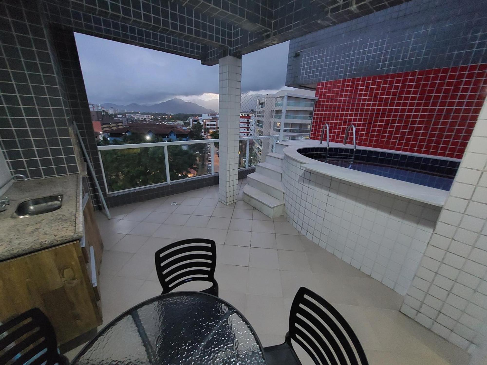 Apartamento A 50M Praia Maitinga, Wifi, Churrasqueira Na Varanda Bertioga Pokój zdjęcie
